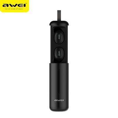AWEI T5 Wireless Bluetooth Version Luoda V5.0 Smart Sports Waterproof Bluetooth Earphone with Charging Box