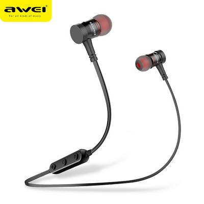 AWEI B922BL Magnetic Bluetooth Earphone Sports Stereo Music Wireless Headset Bass Bluetooth Earphones with microphone for phones