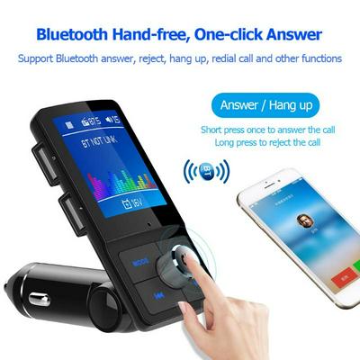 BC45 LCD Display Wireless Bluetooth FM Modulator Transmitter Audio MP3 Player with USB Charger Handsfree Car Kit Auto MP3 Player