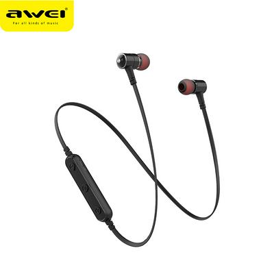 AWEI B930BL bluetooth headset with microphone noise cancelling stereo wireless sports earphones magnetic earbuds for phones