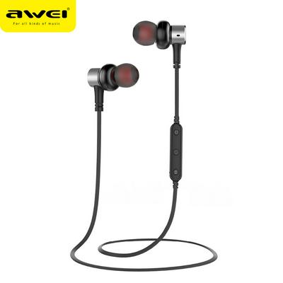 AWEI B923BL Magnetic Wireless Earphones Sports Bluetooth Headset Bass Bluetooth Earphone with microphone Handfree Stereo Earbuds