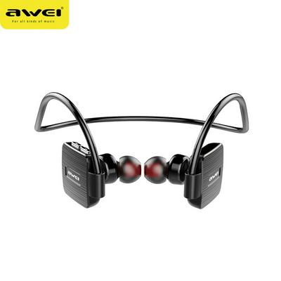 AWEI A848BL Waterproof Bluetooth Headphones with microphone Stereo Wireless Headset Music Bluetooth Earphones Sports Earbuds