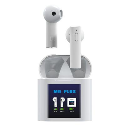 M6Plus Tws Bluetooth 5.0 Earphones Real-Time Stereo Headphones Microphone Sport Headsets for Apple Huawei Xiaomi