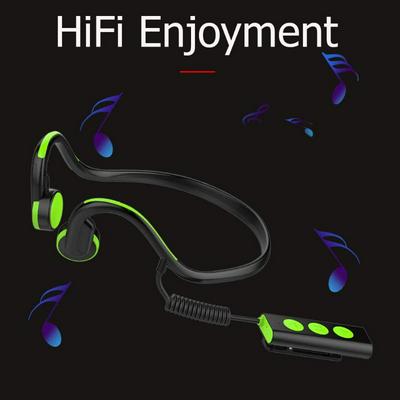 HV-200 Bone Conduction Bluetooth Headset Waterproof Stereo Earphones BT 4.1 Noise-reduction Headphones