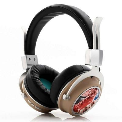 Foldable HIFI Stereo Earphones Bluetooth 5.0 Headphone Headset FM Mic Earset