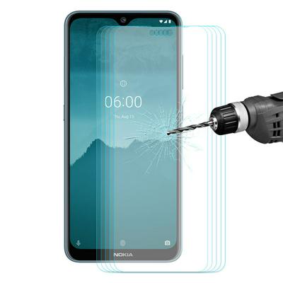 5pcs Enkay Hat-Prince 2.5D Arc Edge 9H Hardness Anti-Scratch Full Coverage Tempered Glass Screen Protector for Nokia 6.2