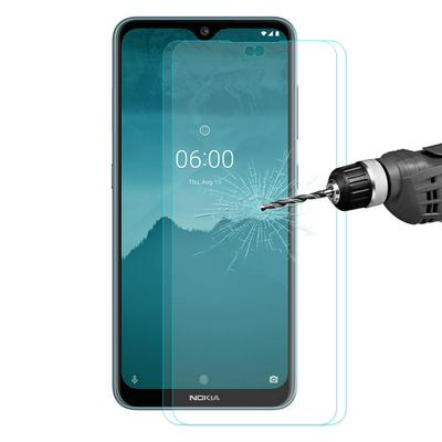 2pcs Enkay Hat-Prince  2.5D Arc Edge 9H Hardness Anti-Scratch Full Coverage Tempered Glass Screen Protector for Nokia 6.2