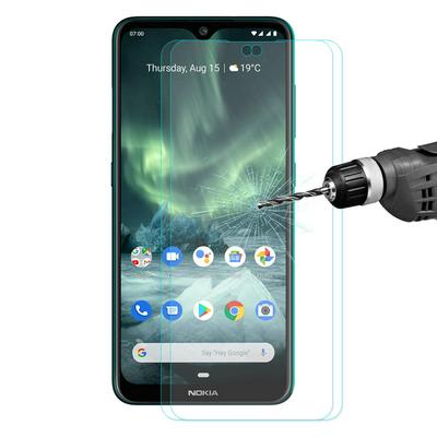 5pcs Enkay Hat-Prince 2.5D Arc Edge 9H Hardness Anti-Scratch Full Coverage Tempered Glass Screen Protector for Nokia 7.2