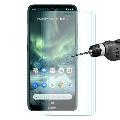 5pcs Enkay Hat-Prince 2.5D Arc Edge 9H Hardness Anti-Scratch Full Coverage Tempered Glass Screen Protector for Nokia 7.2