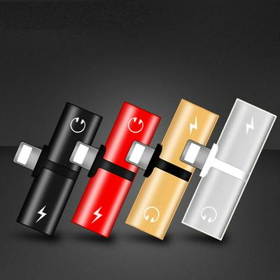 8 Pin Adapter Splitter 2 in 1 8 Pin to Headphone Audio and Charging Jack Connector Splitter
