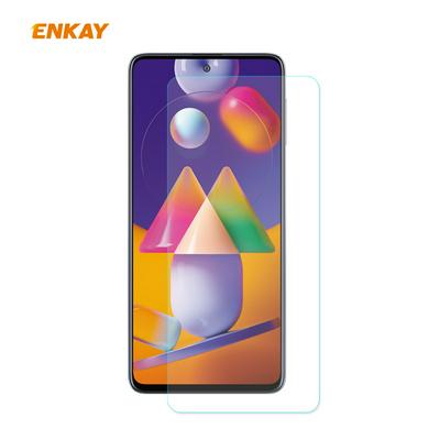 ENKAY Hat -Prince 0.26mm 9H 2.5D Arc Edge Anti-Scratch Tempered Glass Protective Film for Samsung Galaxy M31s