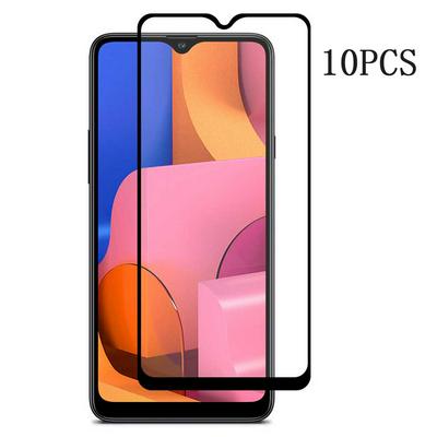 10 PCS Full screen silk screen tempered glass protective glass screen protector for Samsung Galaxy A20S