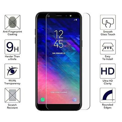 Tempered Glass Screen Protector for Samsung Galaxy A6 Plus 2018, 2.5D Bubble-free Responsive Screen Film