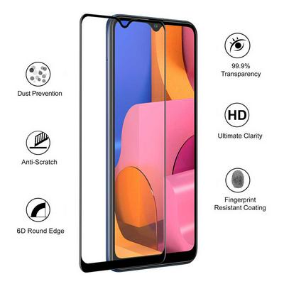 6D Anti-scratch Dustproof Explosion Proof Tempered Glass Screen Protector Film for Samsung Galaxy A20S