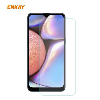 ENKAY Straw Hat Prince 0.26mm 9H Hardness 2.5D Arc Edge Transparent Anti-Scratch Toughened Glass Protective Film for Samsung Galaxy A10S