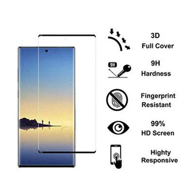 Tempered Glass Screen Protector for Samsung Galaxy Note 10 Plus, 3D Curved 9 HD Fingerprint Resistant Film