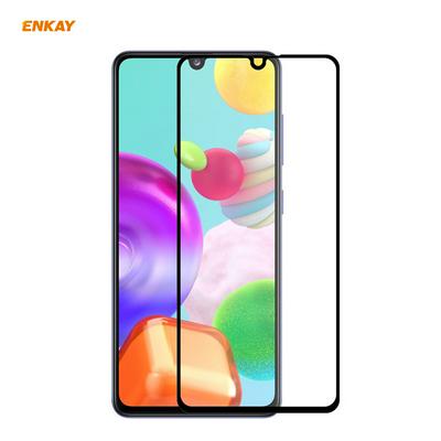 ENKAY Straw Hat Prince 0.26mm 9H 2.5D Full Glue Full Cover Tempered Glass Protective Film for Samsung Galaxy A41