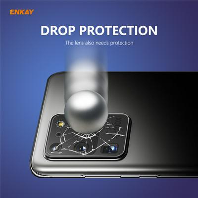 ENKAY Rear Camera Screen Protector 0.2mm 9H 2.15D Arc Edge Toughened Glass Protective Film for Samsung Galaxy S20 Ultra