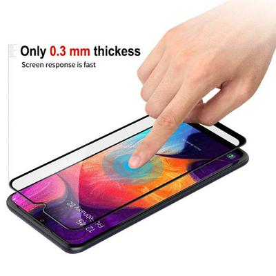 0.3mm Thickness 9H Hardness Anti-Scratch Anti-Fingerprint Full Coverage Tempered Glass Screen Protector for Samsung Galaxy A51