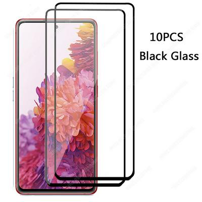 10PCS Secondary enhancement Electroplating Plasma Oiling Full Screen Tempered Glass Film for Samsung Galaxy S20 FE