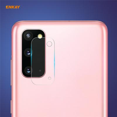 ENKAY Rear Camera Screen Protector 0.2mm 9H 2.15D Arc Edge Toughened Glass Protective Film for Samsung Galaxy S20