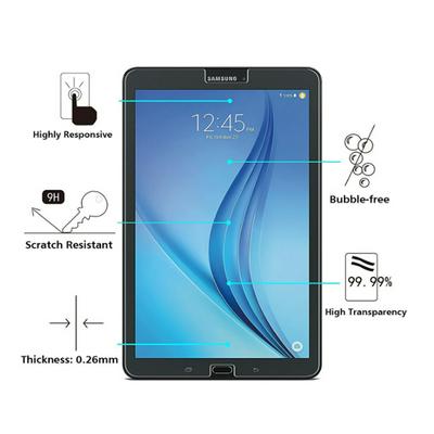 0.26mm 9H Hardness HD Anti-Scratch Transparent Full Coverage Tempered Glass Screen Protector for Samsung Galaxy Tab E 9.6 T560 / T561
