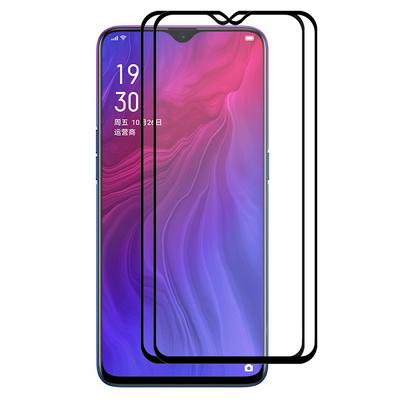 2PCS 0.26 mm Thick Full Cover Screen Protector Anti-Fingerprints Anti-Scratch 2.5D Tempered Film for OPPO Reno Z