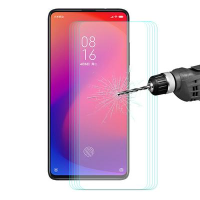 5pcs Tempered Glass Screen Protector for Xiaomi Mi 9T, 2.5D 0.26mm 9H Scratch-resistant Responsive Screen Film