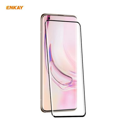 ENKAY Straw Hat Prince 0.26mm 9H 3D Curved Surface Hot Bending Full Glue Full Screen Covered Tempered Film for Xiaomi Mi 10 Pro 5G/Xiaomi Mi 10 5G 