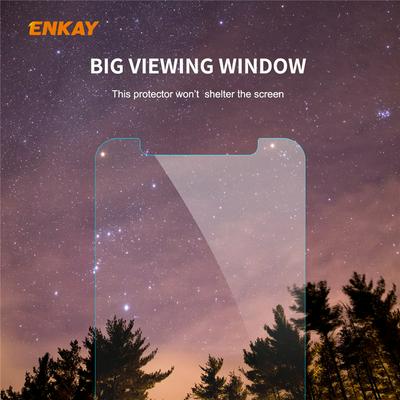 ENKAY Straw Hat Prince 0.26mm 9H Hardness 2.5D Full Screen Cover Arc Edge Toughened Glass Protective Film for HUAWEI Y5p(2020)