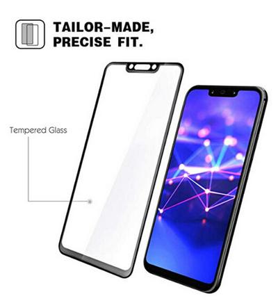 3D 0.26mm HD 9H Hardness Anti-Fingerprint Full Screen Tempered Glass Screen Protective Film for Huawei Mate 20 Lite / Maimang 7 