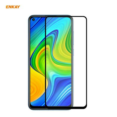 Enkay Hat-Prince 0.26mm 9H Hardness 2.5D Anti-Scratch Anti-Fingerprint Full Coverage Tempered Glass Screen Protector for Xiaomi Redmi 10X 4G / Note 9