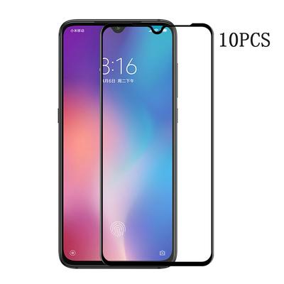 10PCS 0.26mm 9H Hardness 6D Curved Surface Full Screen Coverage Tempered Glass Screen Protector Film for Xiaomi Mi 9