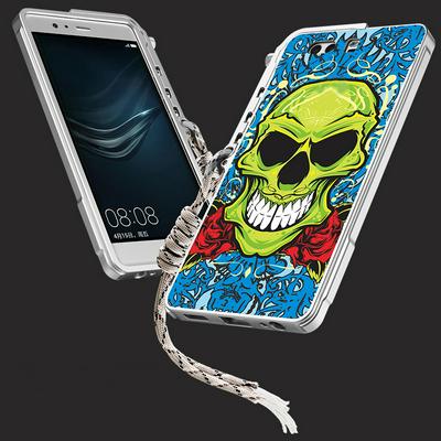 Colored Painting Mechanical Arm Detachable Metal Aluminium Back Cover Case for Huawei Mate 10 