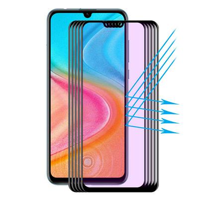 5pcs Straw Hat Prince 0.2mm 9H 3D Curved Carbon Fiber Soft Edge Anti-blue Light Eye Protection Tempered Glass Protective Film for HUAWEI Honor 20 Lite