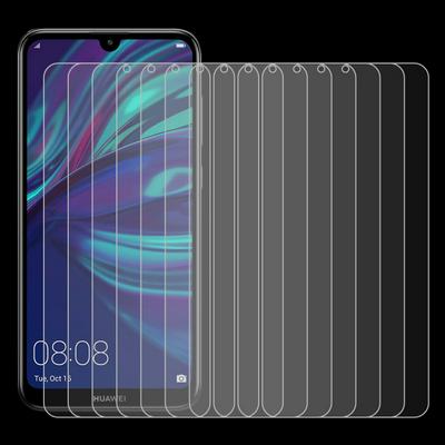 10PCS High-alumina 2.5D 0.26mm 9H  Tempered Glass Screen Protector Film for Huawei Y7 (2019)