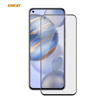 ENKAY Straw Hat Prince Anti-Peeping Series 0.26mm 9H 6D Curved Hot-bending Full-screen Cover Tempered Glass Protective Film for HUAWEI Honor 30