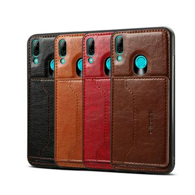 HUAWEI Psmart 10 / 10 Lite Phone Case Leather Protective Case PU High-Grade Retro Magnetic Flip Crust Holster Business Protective Cover for Psmart 10 / 10 Lite Case with Card Holder