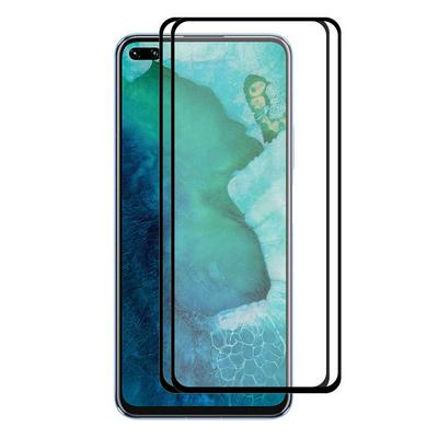 2pcs Straw Hat Prince Full Glue 0.26mm 9H 2.5D Full Screen Tempered Glass Protective Film for HUAWEI Nova 6 / Honor V30 / Honor V30 Pro
