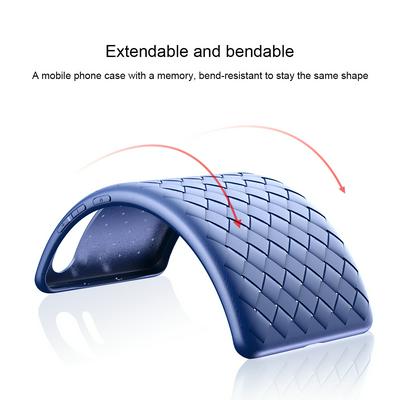 Baseus BV Weave Texture Heat Dissipation Soft TPU Back Cover Protective Case for Huawei P30 
