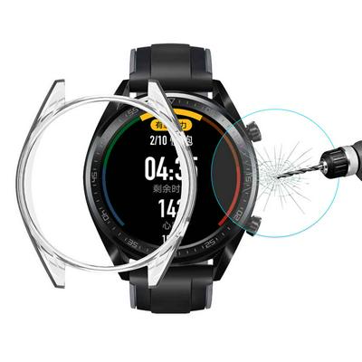 46mm Thickness Transparent TPU Tempered Glass Protective Case for HUAWEI GT