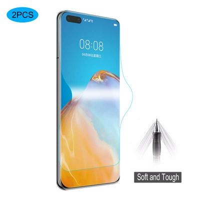 2pcs ENKAY Straw Hat Prince 3D Full Screen Protection Soft Type Hydraulic Film for HUAWEI P40 Pro