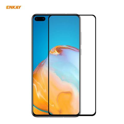 Enkay Hat-Prince 0.26mm 9H Hardness 2.5D Anti-Scratch Anti-Fingerprint Full Coverage Tempered Glass Screen Protector for Huawei P40
