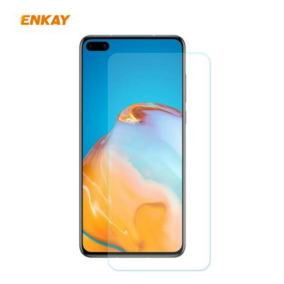 Enkay Hat-Prince 0.26mm 9H Hardness 2.5D Anti-Scratch Anti-Fingerprint Full Coverage Tempered Glass Screen Protector for Huawei P40