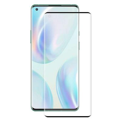 ENKAY Straw Hat Prince 0.26mm 9H 3D Hot Curved Surface Full Screen Covered Tempered Color Film for OnePlus 8 