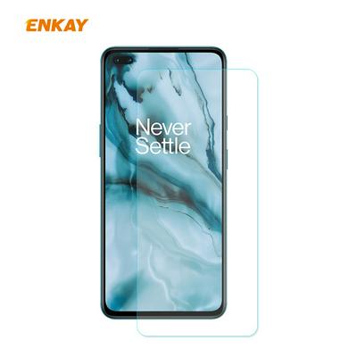 Enkay Hat-Prince 0.26mm 9H Hardness 2.5D Anti-Scratch Anti-Fingerprint Full Coverage Tempered Glass Screen Protector for OnePlus Nord 