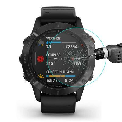 Straw Hat Prince Garmin 47mm Smart Watch 0.2mm 9H 2.15D Arc Edge Tempered Glass Protective Film for Fenix 6 / 6 Pro / 6 Sapphire