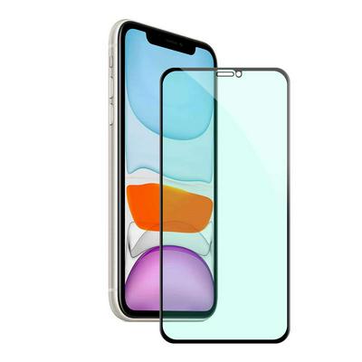 ENKAY Straw Hat Prince 0.26mm 9H 6D Green Light Eye Protection Full Screen Tempered Film for iPhone 11(6.1) / iPhone XR