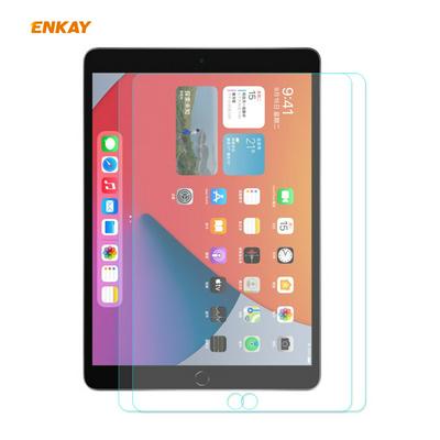 2PCS ENKAY Hat -Prince 0.33mm 9H 2.5D Arc Edge Anti-Scratch Tempered Glass Protective Film for Apple iPad 10.2(2020)