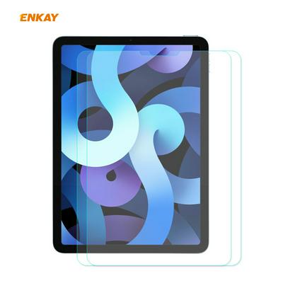 2PCS ENKAY Hat -Prince 0.33mm 9H 2.5D Arc Edge Anti-Scratch Tempered Glass Protective Film for Apple iPad Pro 11(2020) / iPad Pro10.2